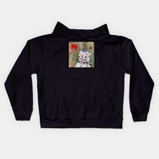 Heart Broken Bot Kids Hoodie